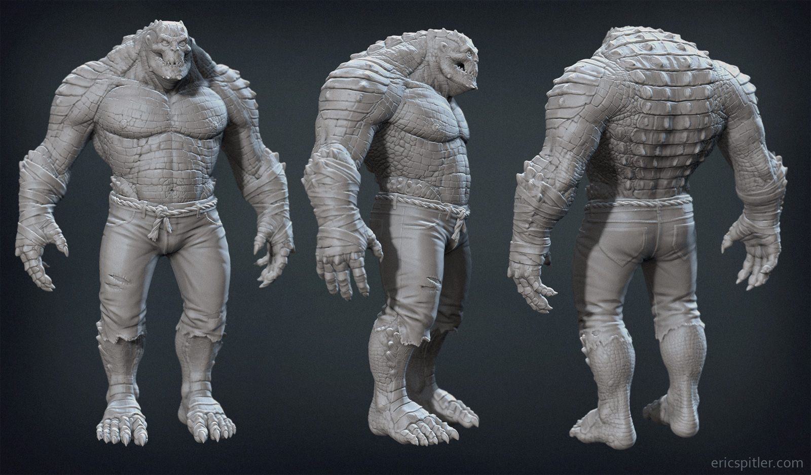 killercroc sculpt